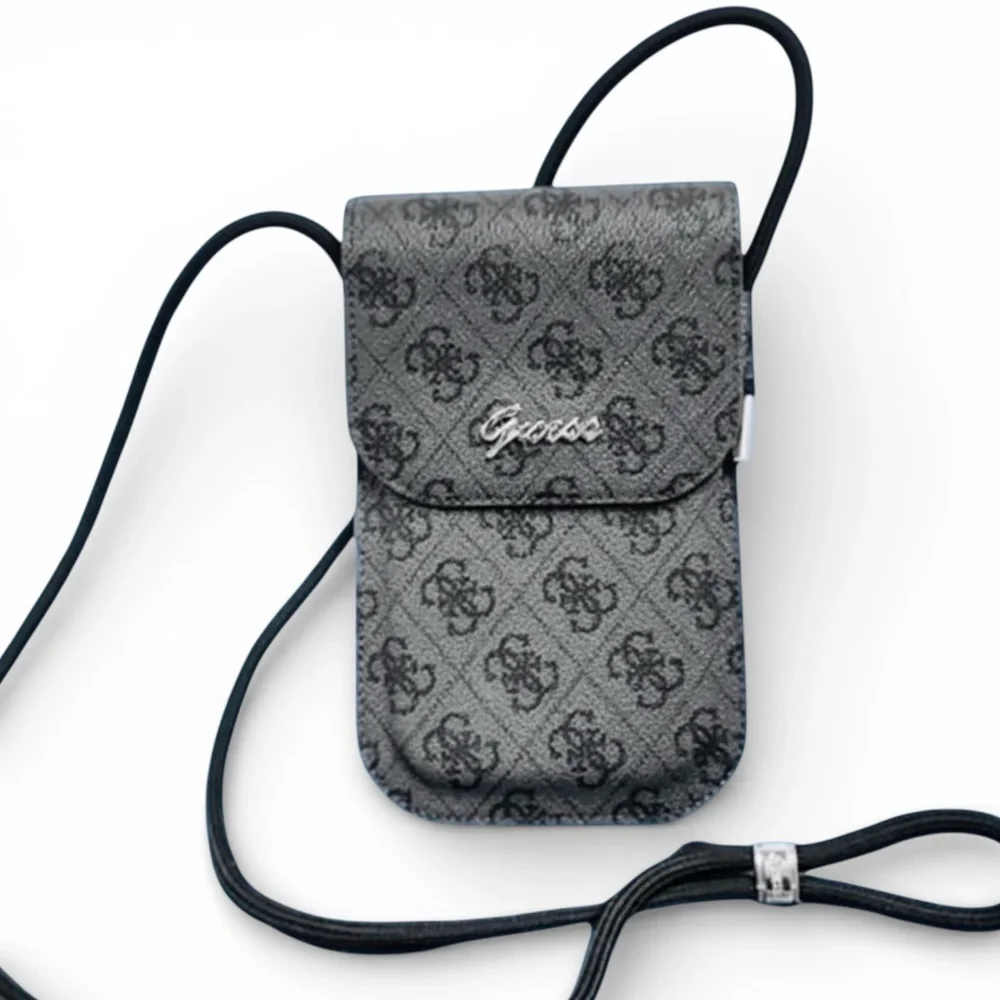 GUESS Unisex Crossbody Phone Bag w/Convenient Outside ID Insert, NWT